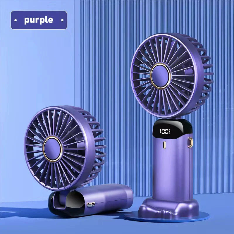 New Electric Fan Portable Air Conditioner Mini Cooler Rechargeable Neck Fans for Home Free Shipping Hand Usb Conditioning Blades