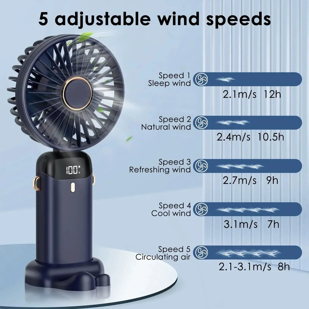 New Electric Fan Portable Air Conditioner Mini Cooler Rechargeable Neck Fans for Home Free Shipping Hand Usb Conditioning Blades