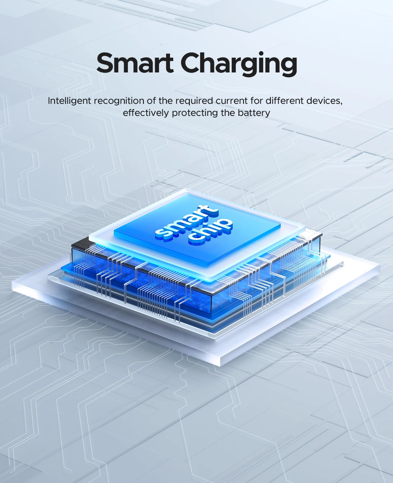 ORICO Electrical Power Strip 4 AC Outlets 2 USB 1 Type C Socket US Plug Fast Charging Extension Cord Network Filter for Travel